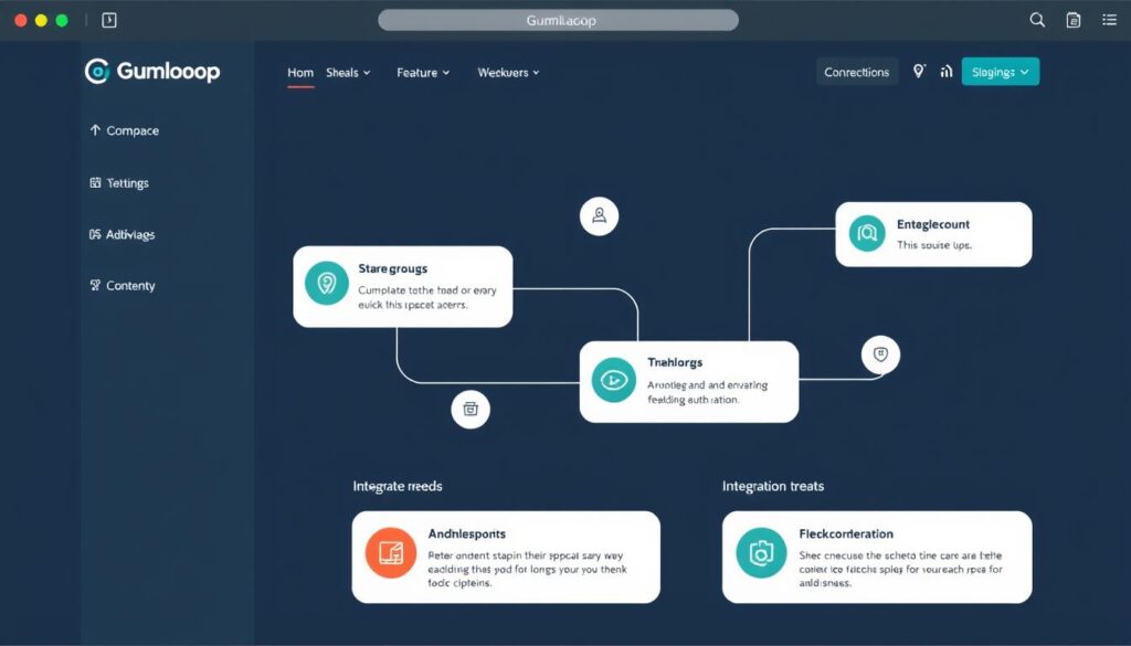 An image of Gumloop's interface showing its integration capabilities An image of Gumloop's interface showing its integration capabilities