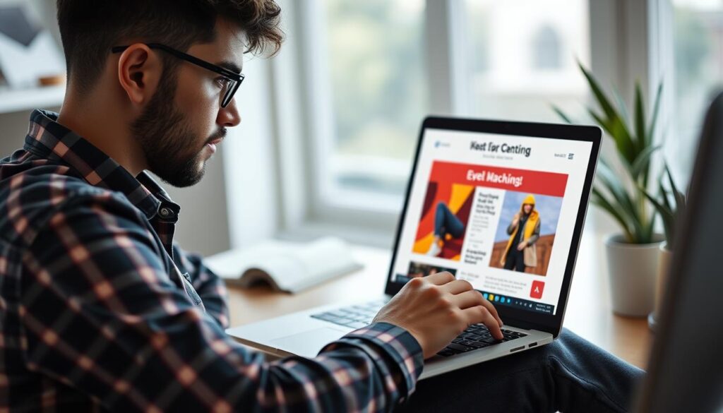 Generate an image of a marketer using ChatGPT on a laptop to create an engaging email campaign. Generate an image of a marketer using ChatGPT on a laptop to create an engaging email campaign.
